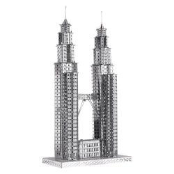 Metalowy Model 3D - Wieże Petronas
